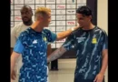 Antes da derrota, Cristiano Ronaldo recebeu Richard Ríos desta forma